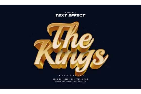 Download 3D Luxury Golden Text Style Effect - Text style effect Collection