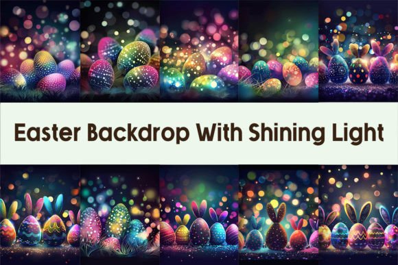 Download Easter Backdrop with Shining Light - Shining light Collection
