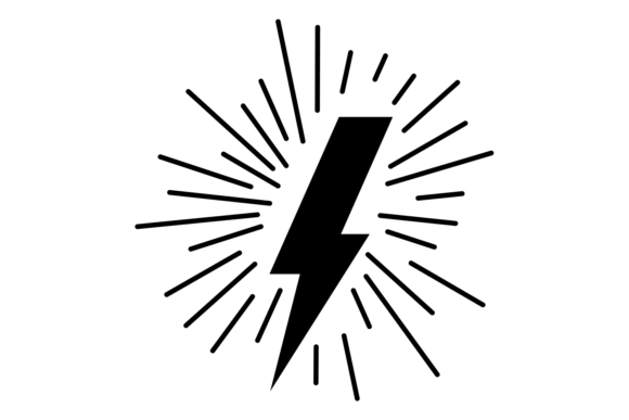 Download Black Lightning Icon. Shining Light Bolt - Shining light Collection